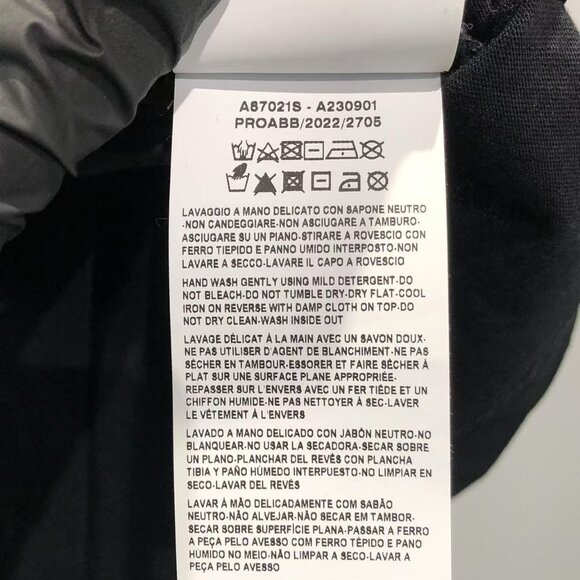 Versace Black Tee with Gold Lettering - Picture 8 of 9